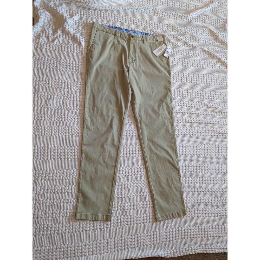 NWT Tommy Bahama‎ Boracay Flat Front Pant Size 38 Khaki 39X36